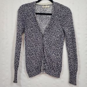 3 for $10 OLD NAVY Cardigan Gray White Polkadots Size XS